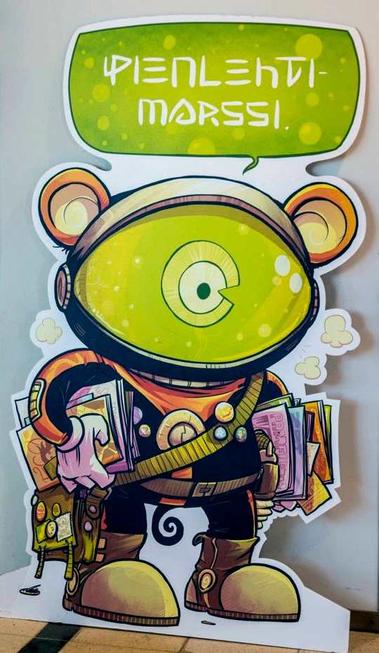 Pienlehtimarssin -maskotti